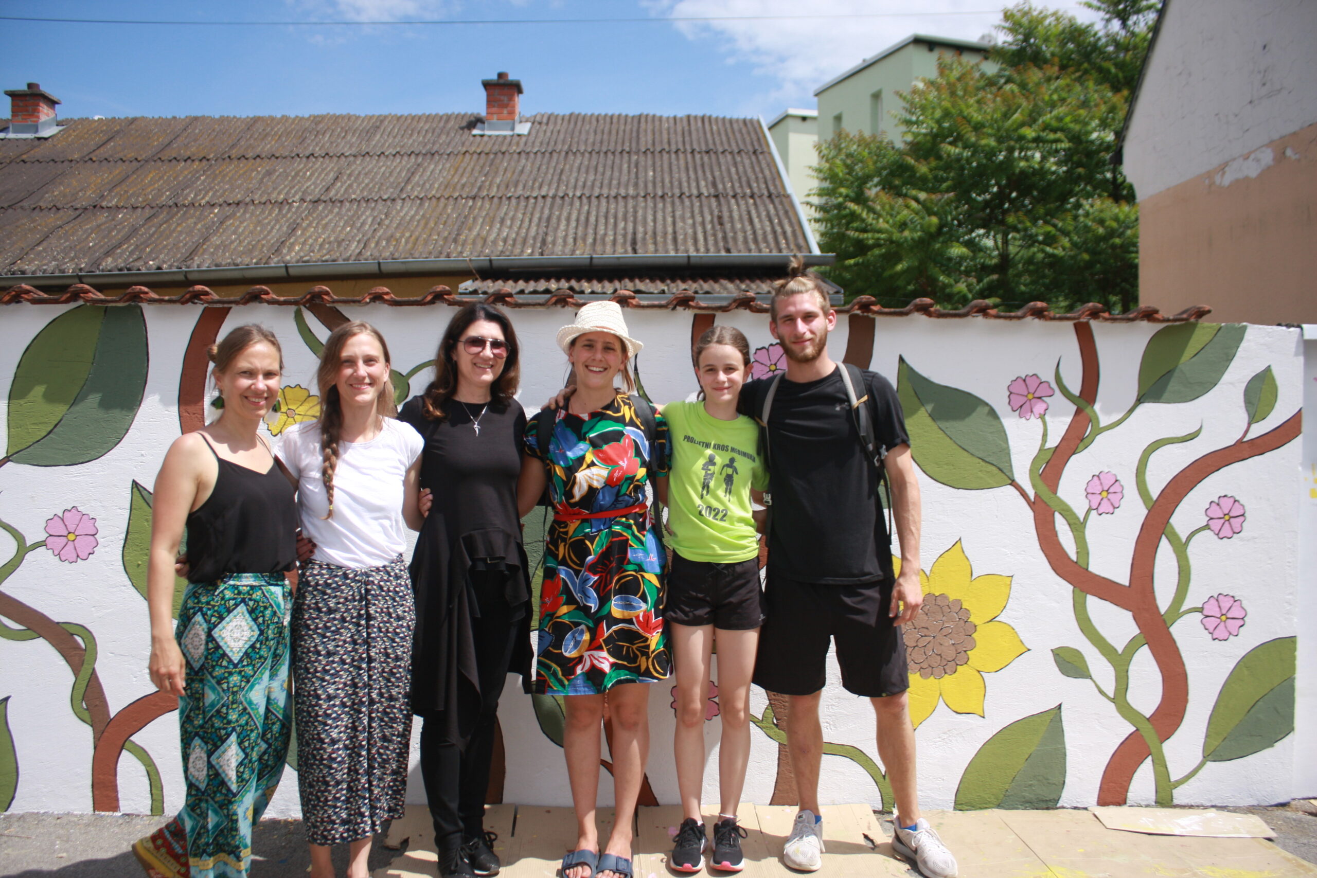 Gradu za rođendan, mladi oslikali mural u Čakovcu