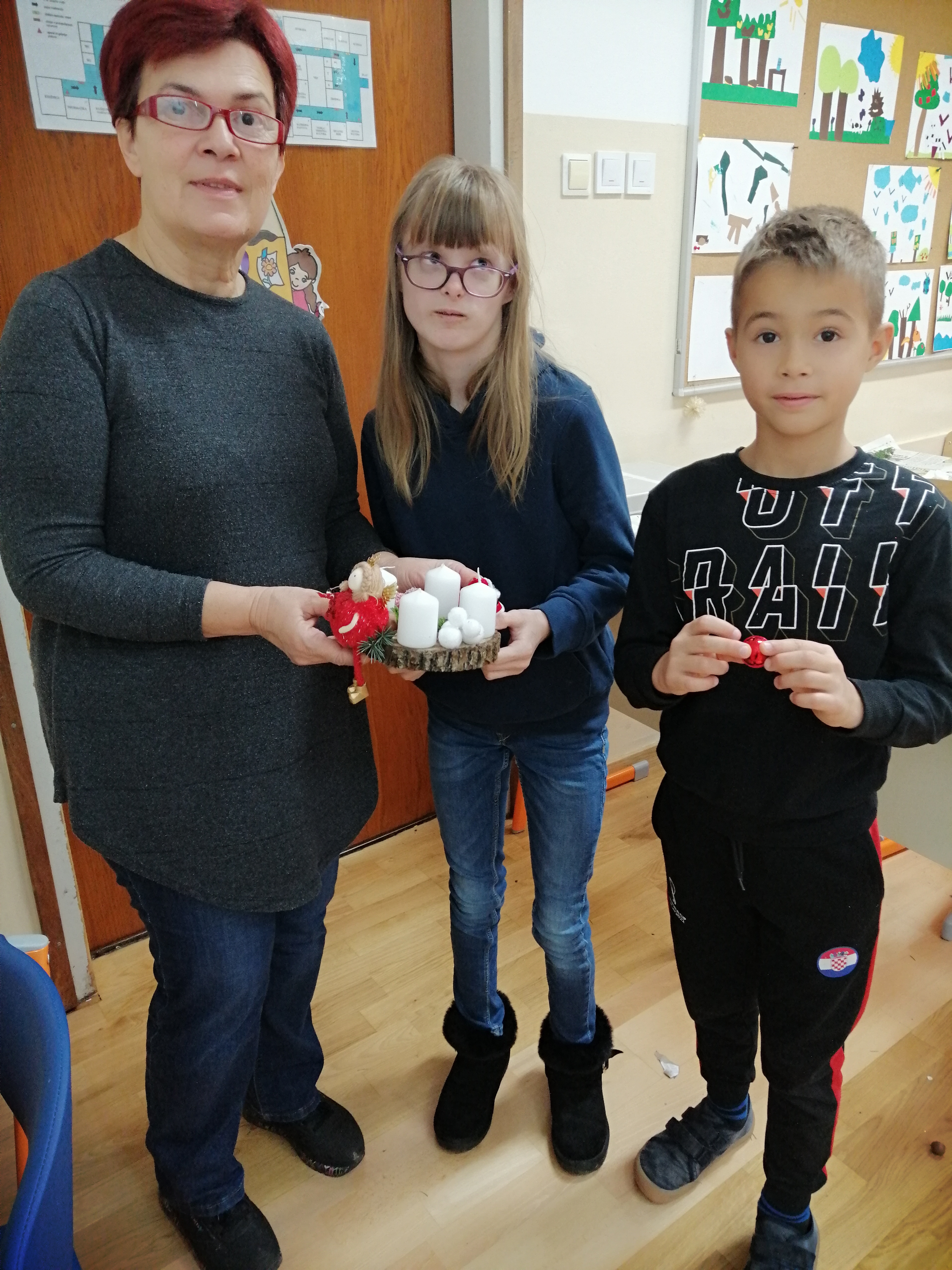 Radionica na temu Advent na stolu u III. OŠ Čakovec