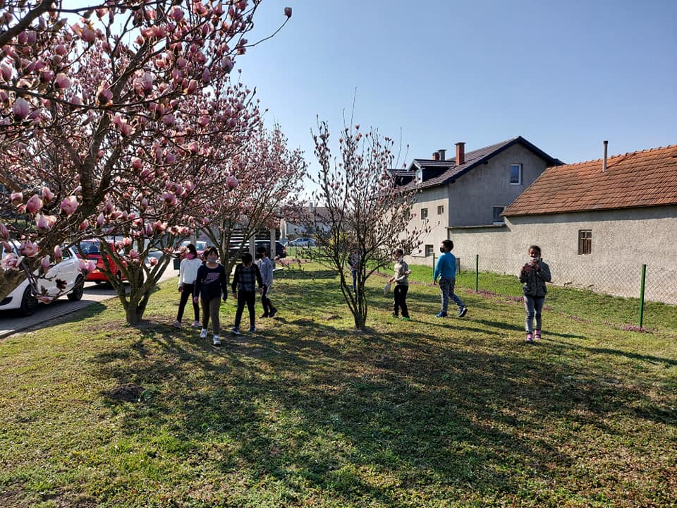 FOTO Područna škola Držimurec – Strelec: U dvorištu ih iznenadio zeko koji im je donio poklončiće za Uskrs FOTO Područna škola Držimurec – Strelec: U dvorištu ih iznenadio zeko koji im je donio poklončiće za Uskrs