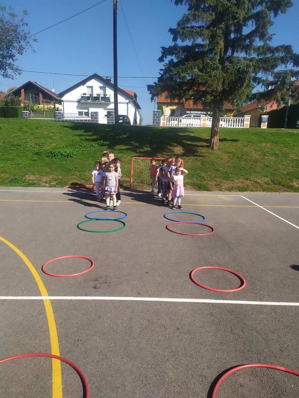 SPORT I DRUŽENJE Mališani iz vrtića ‘Maslačak’ uključili su se u obilježavanje Europskog tjedna sporta