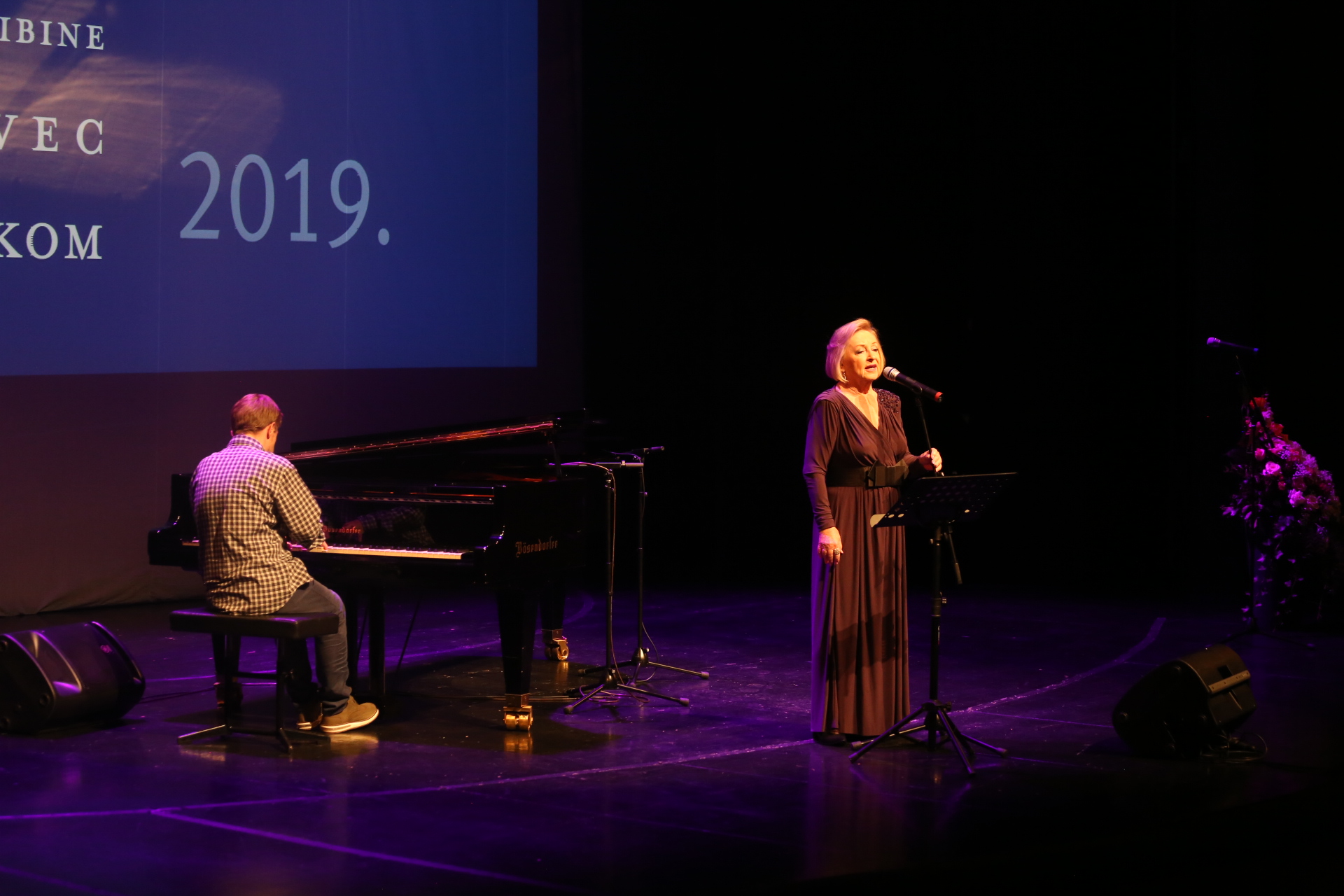 Gabi Novak i Matija Dedić u CZK-u Čakovec povodom 50. rođendana tribine Čakovec četvrtkom