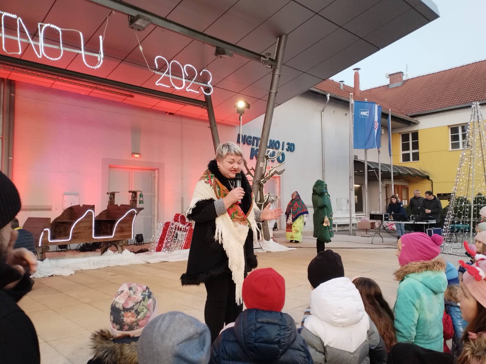 Povodom pravoslavnog Božića u Prelog stigli Djed Mraz i Snjeguročka