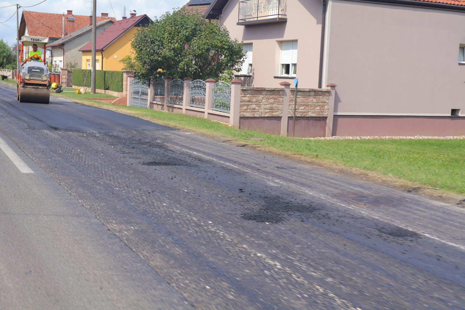 FOTO Radovi na glavnoj prometnici u Ivanovcu vrijedni 100 tisuća eura