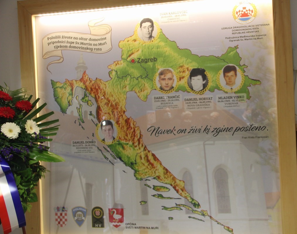 Ogranak branitelja Sveti Martin na Muri uredio Spomen sobu posvećenu poginulim i umrlim braniteljima s područja općine