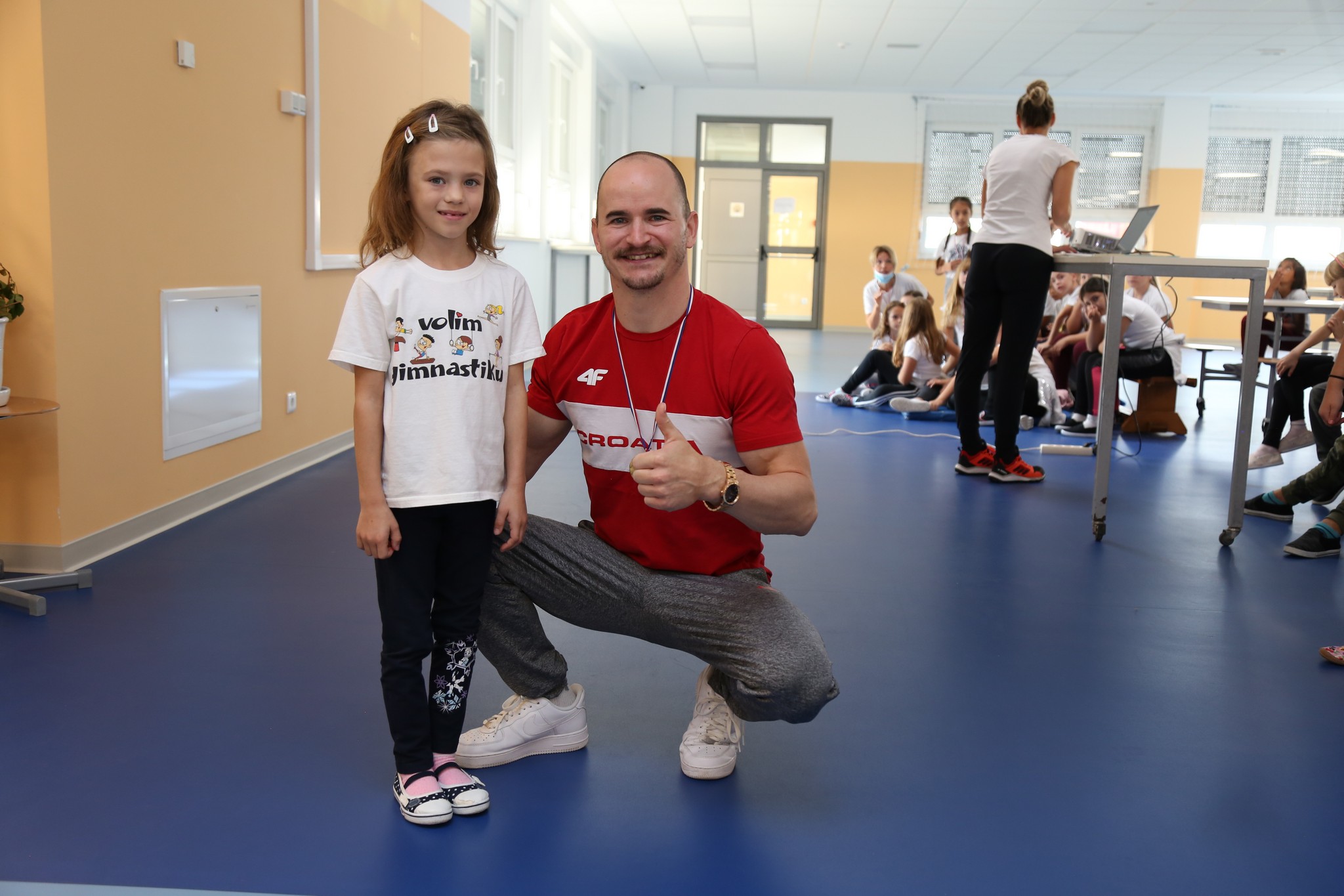 Filip Ude povodom Hrvatskog olimpijskog dana posjetio OŠ Vladimira Nazora Pribislavec