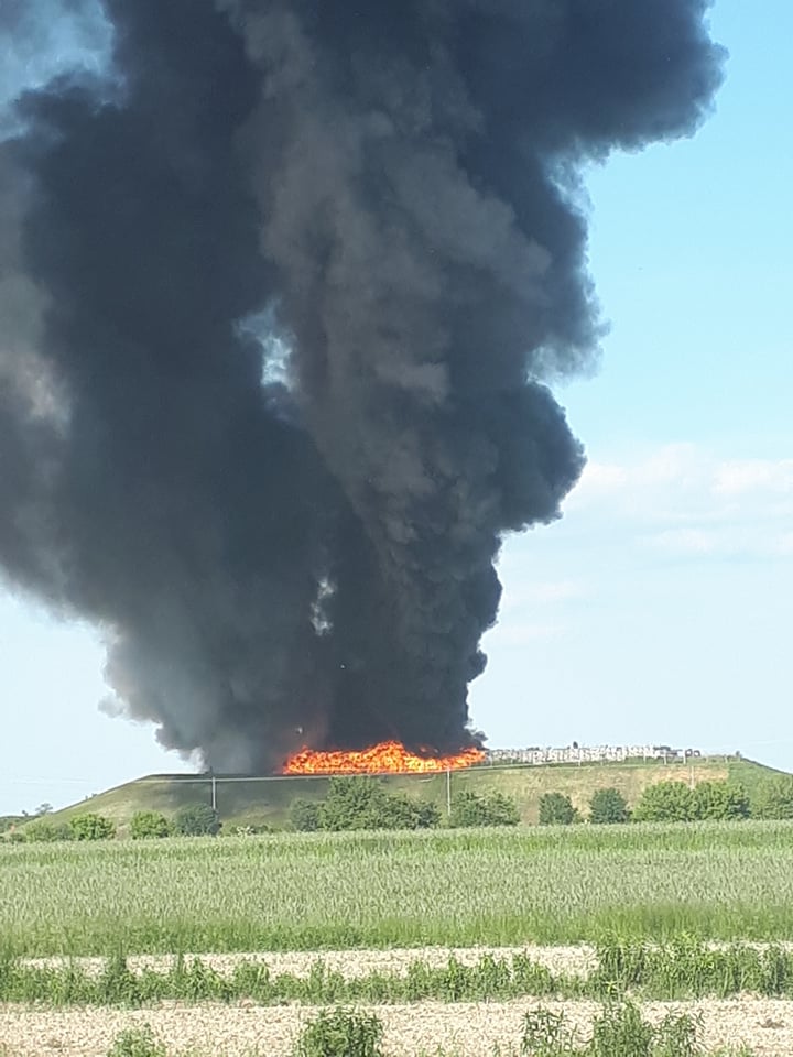 Požar na odlagalištu u Totovcu