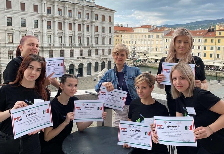 Gospodarska škola Čakovec – frizeri na praksi u Italiji