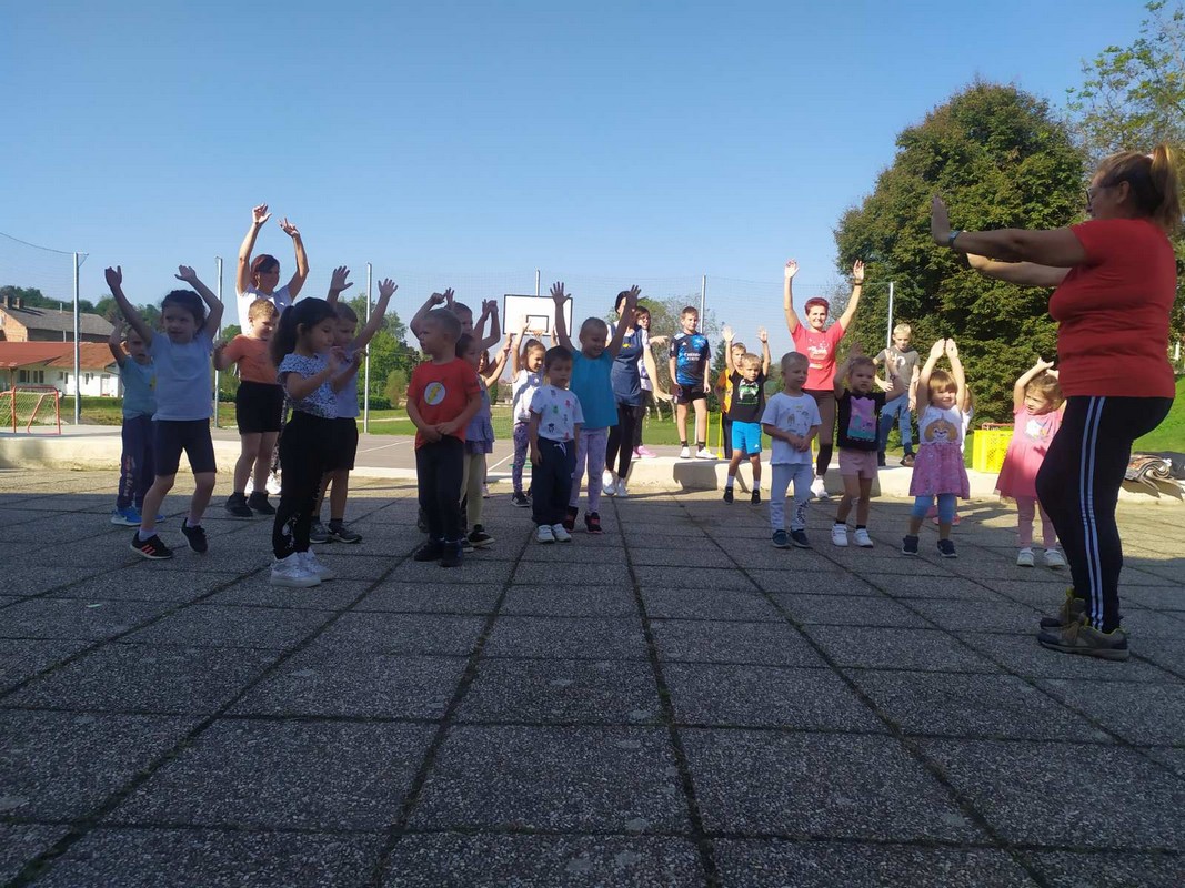 SPORT I DRUŽENJE Mališani iz vrtića ‘Maslačak’ uključili su se u obilježavanje Europskog tjedna sporta