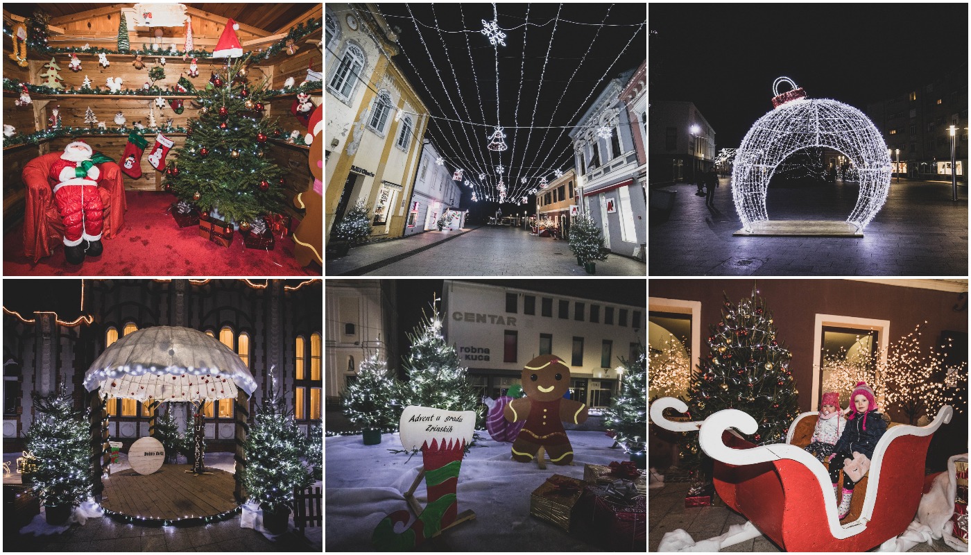 OVO JE PREKRASNO Božićno uređenje u centru Čakovca će vas oduševiti