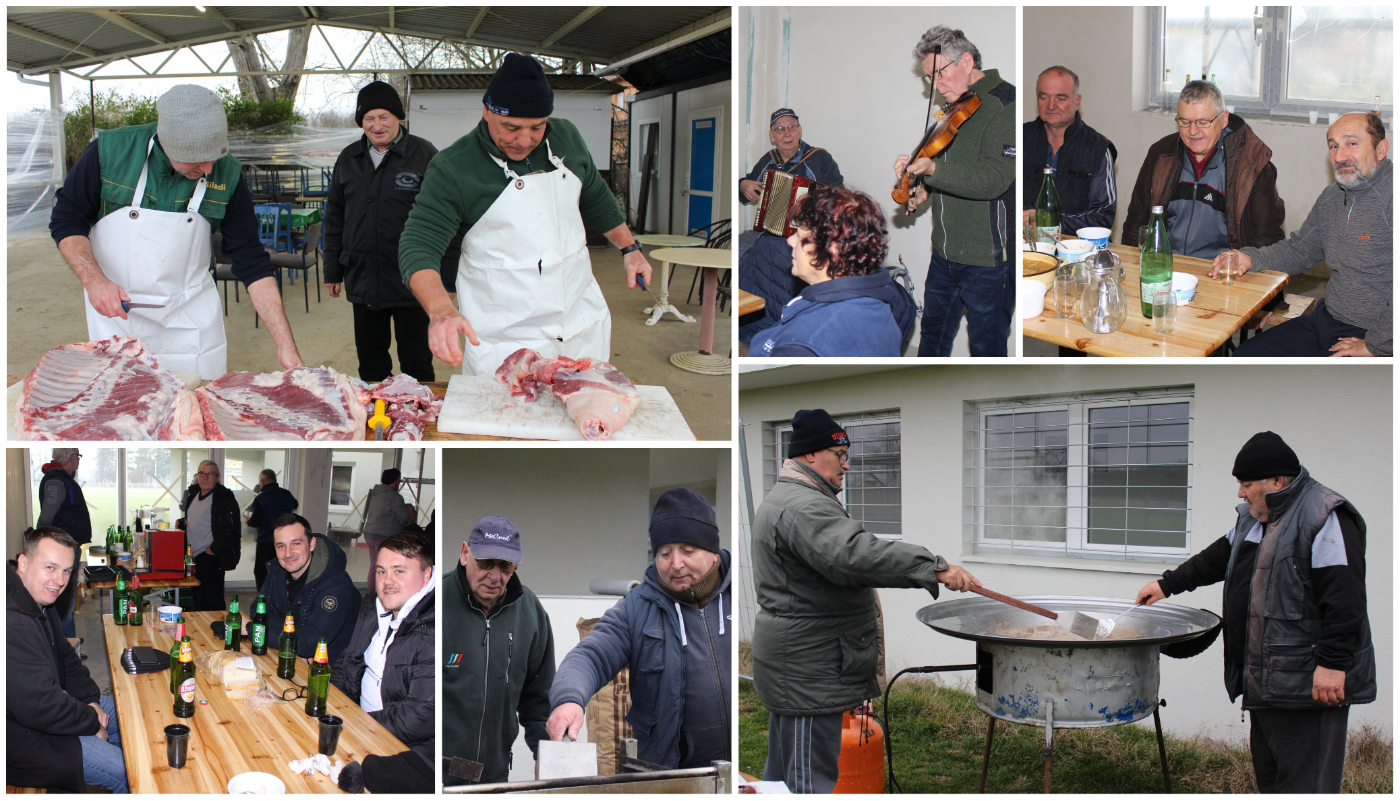 Tradicija u kotoripskom Graničaru: Okupljanje članova uz kolinjske delicije