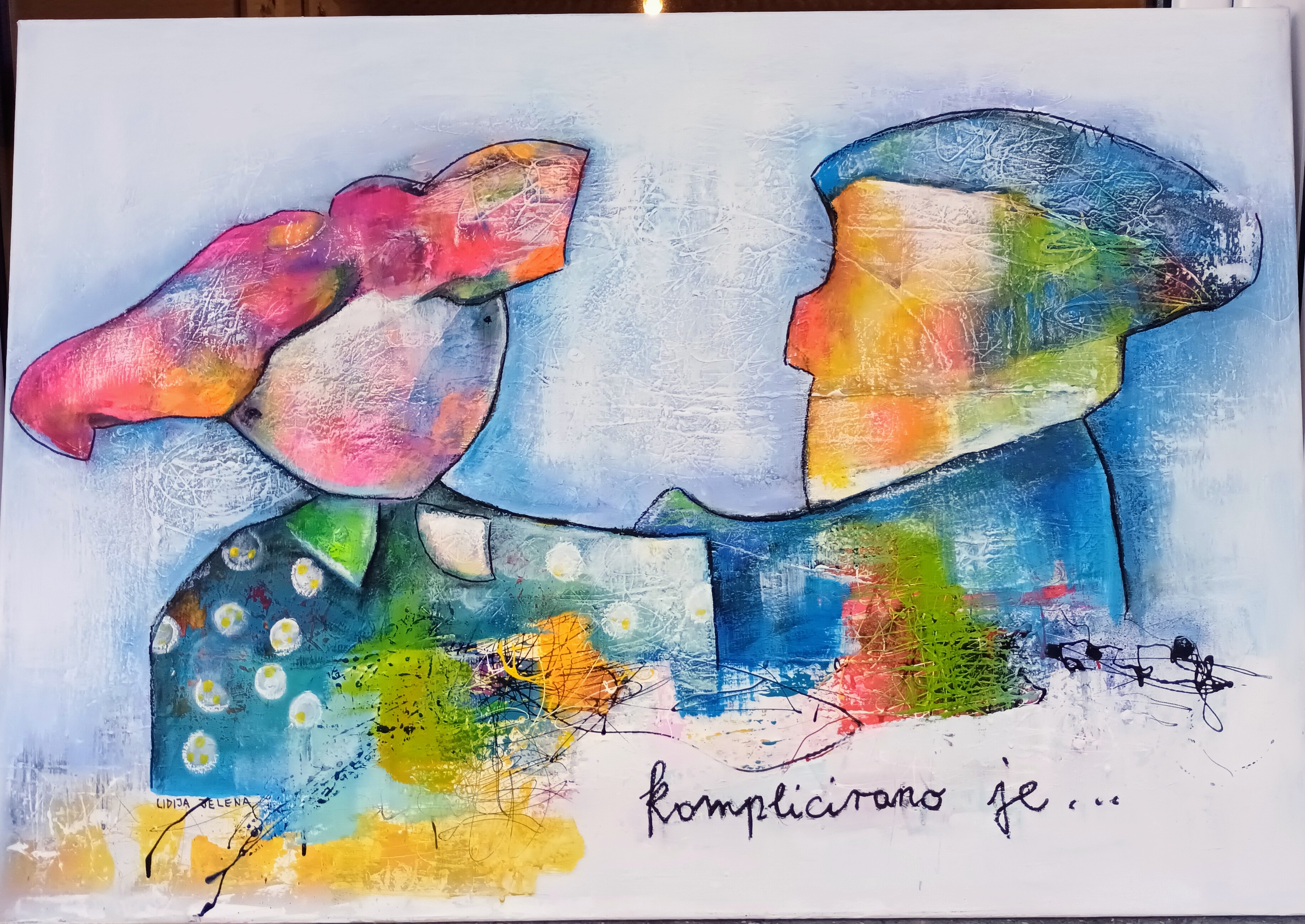 Jednodnevna izložba slika na otvorenom slikarice Lidije Jelene Jurčec iz Čehovca