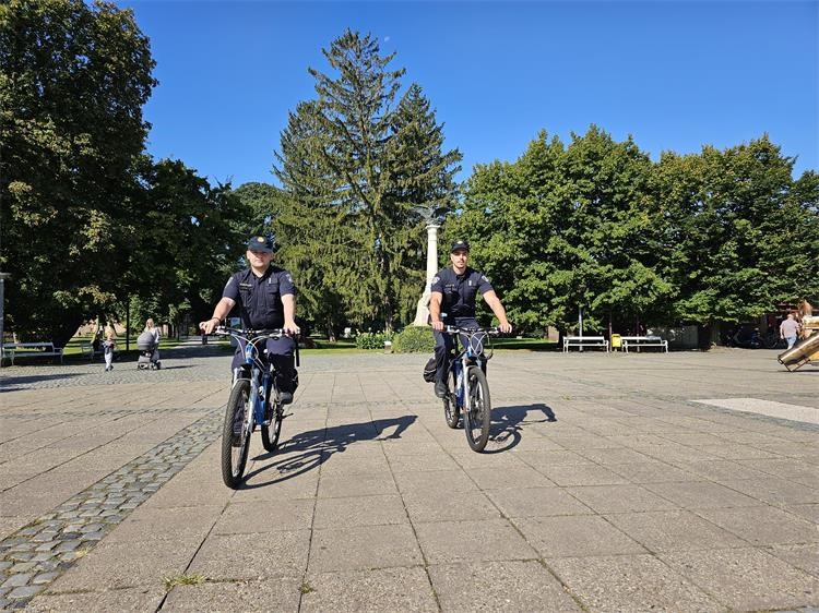 Policijaci na biciklima u Čakovcu