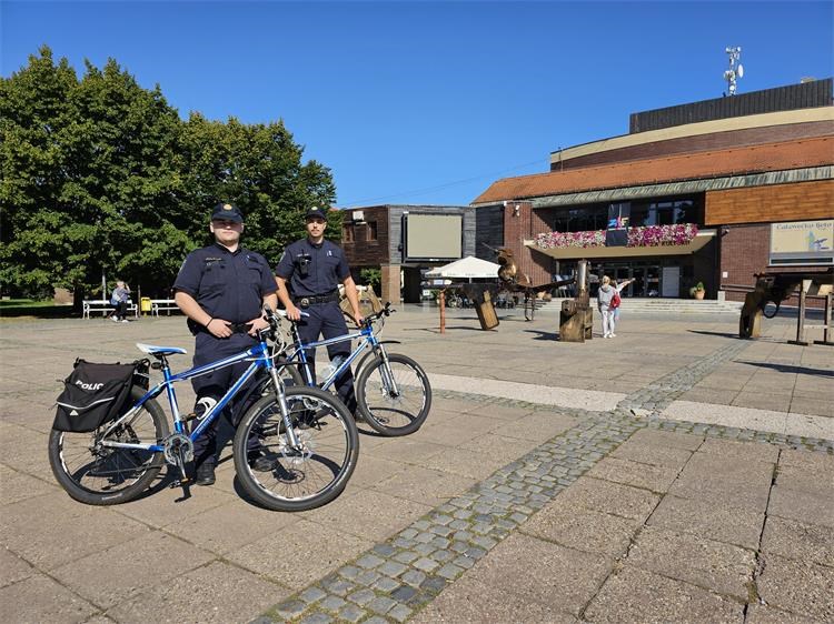 Policijaci na biciklima u Čakovcu