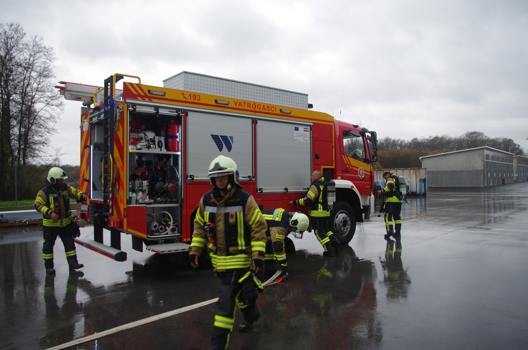 Kotoripski vatrogasci proveli vatrogasnu vježbu u tvrtki Muraplast