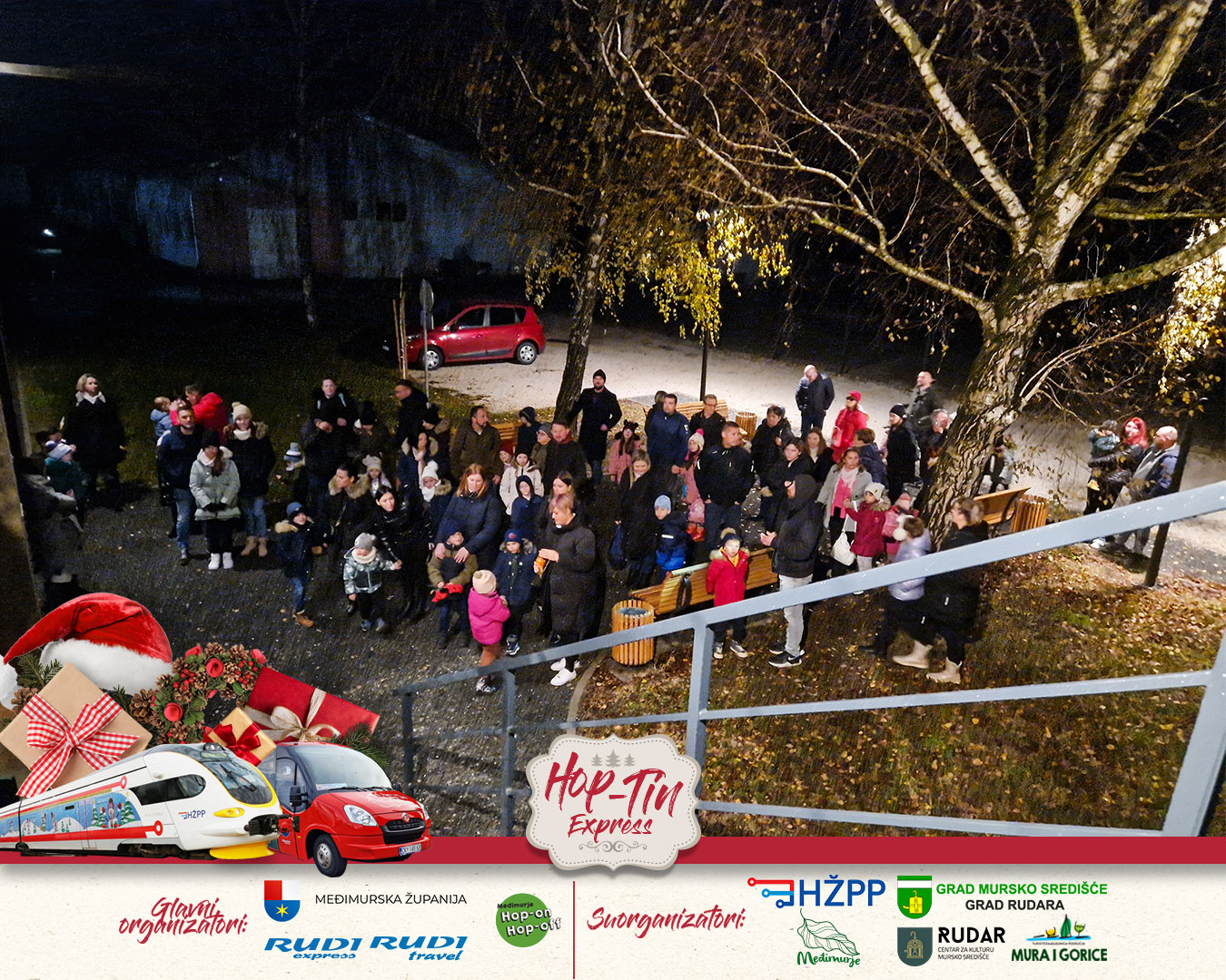 Izlet božićnim vlakom za mališane i pratnju