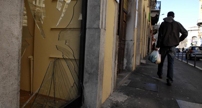 staklo, lom staklo, lom