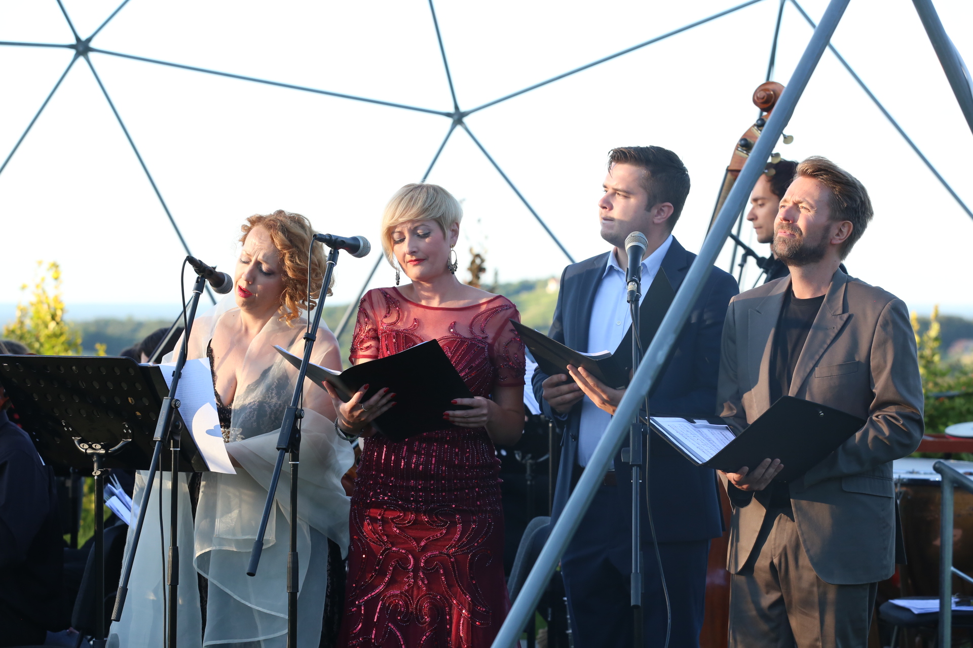 Koncert u Zmajevom vrtu obitelji Valkaj