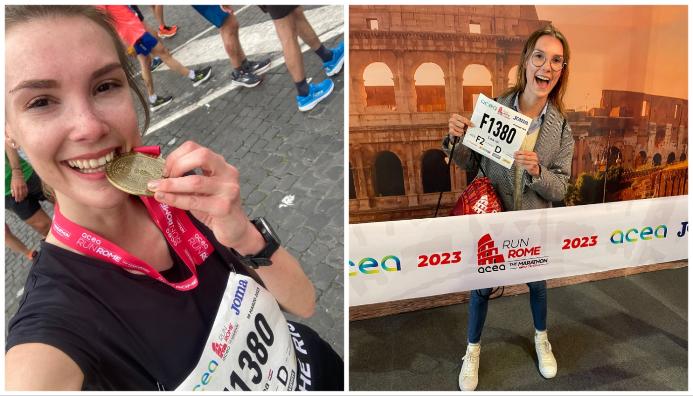 LEA ŠARIĆ IZ VRATIŠINCA Uspješna studentica medicine u Rimu istrčala i svoj prvi maraton!