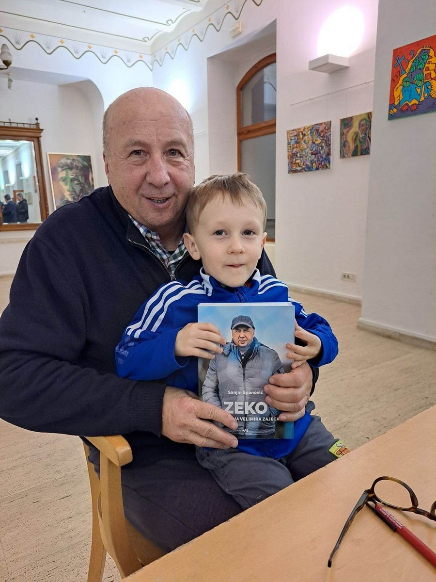 Maleni Paulo s ocem Stjepanom iz Palovca uživao na Dinamovoj večeri u Čakovcu