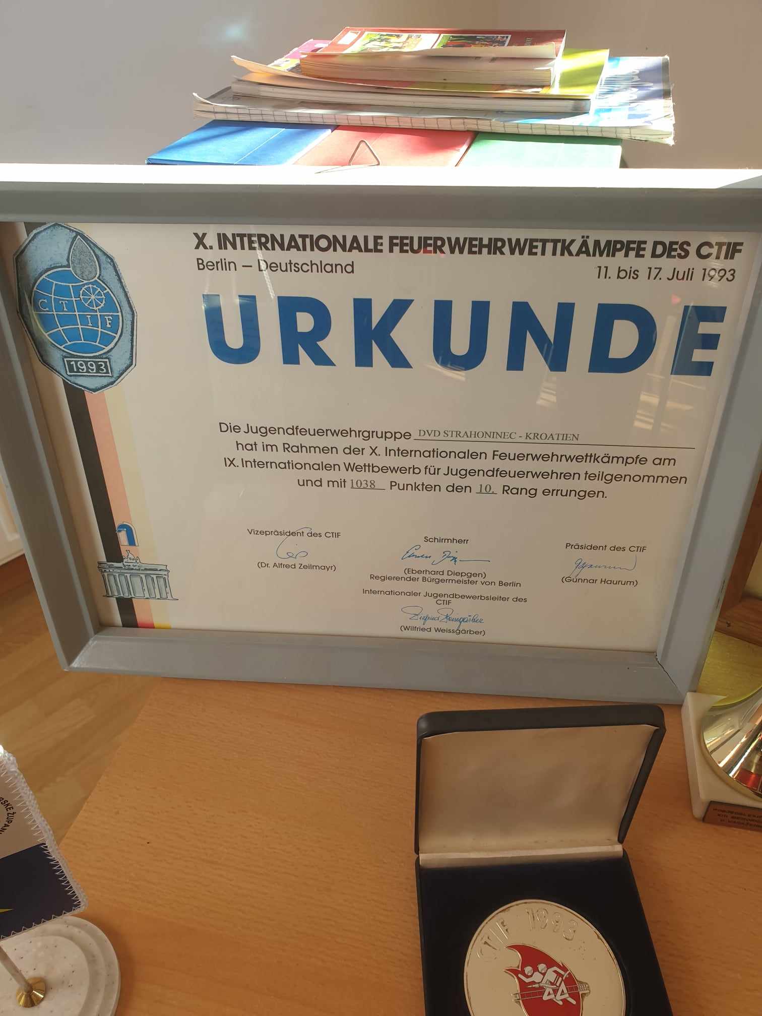 30 godina od sudjelovanja mladeži DVD-a Strahoninec na vatrogasnom natjecanju u Berlinu