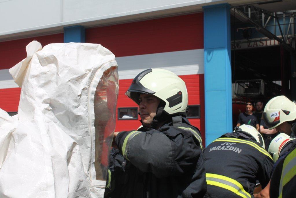 Vatrogasna vježba u Čakovcu