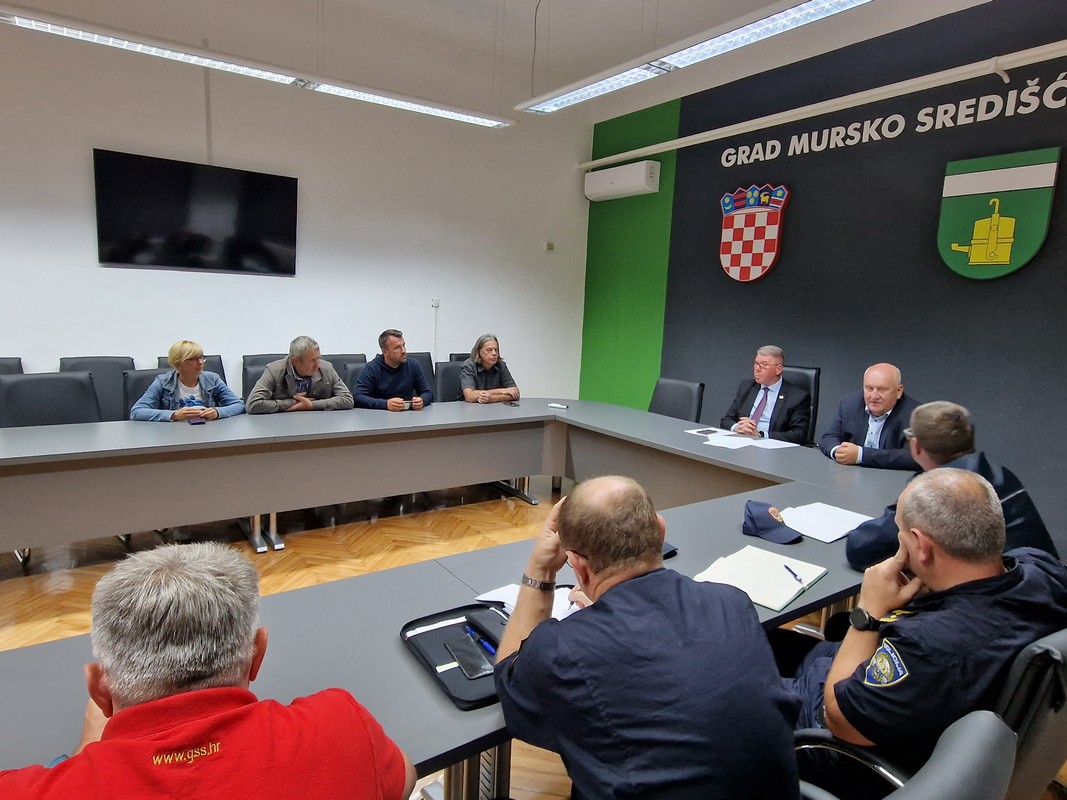 STOŽER CIVILNE ZAŠTITE Očekuje se velik vodostaj rijeke Mure