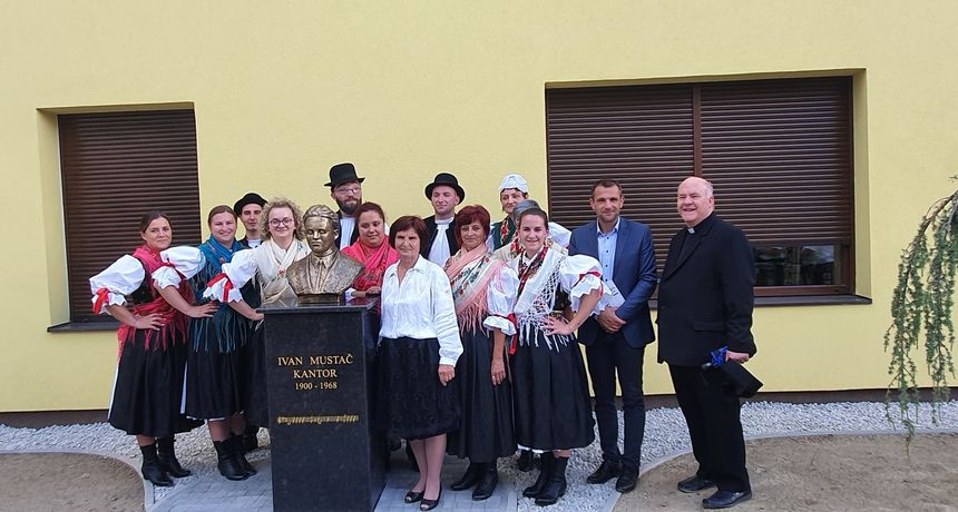 U Svetoj Mariji otkrivena bista Ivana Mustača Kantora U Svetoj Mariji otkrivena bista Ivana Mustača Kantora