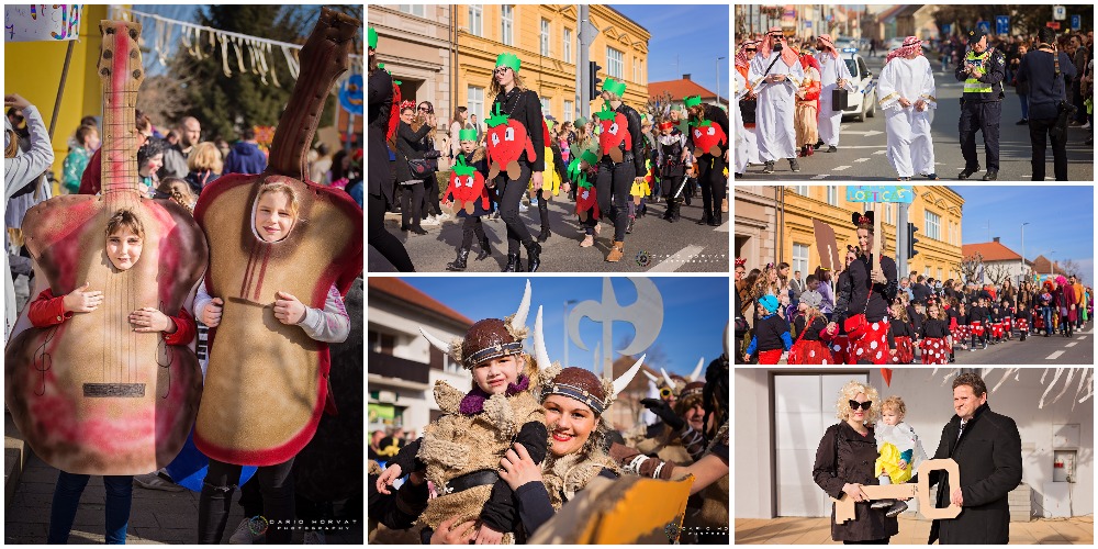 Fašnjak u Prelogu: Vesela povorka oduševila kreativnim maskama