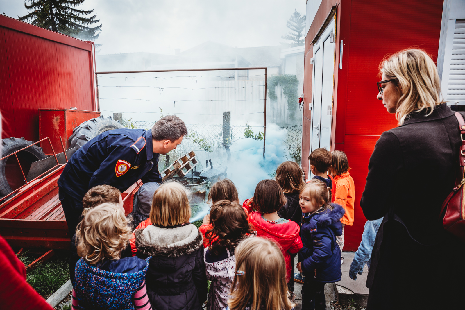 Mališani iz Dječjeg vrtića Cipelica posjetili vatrogasce
