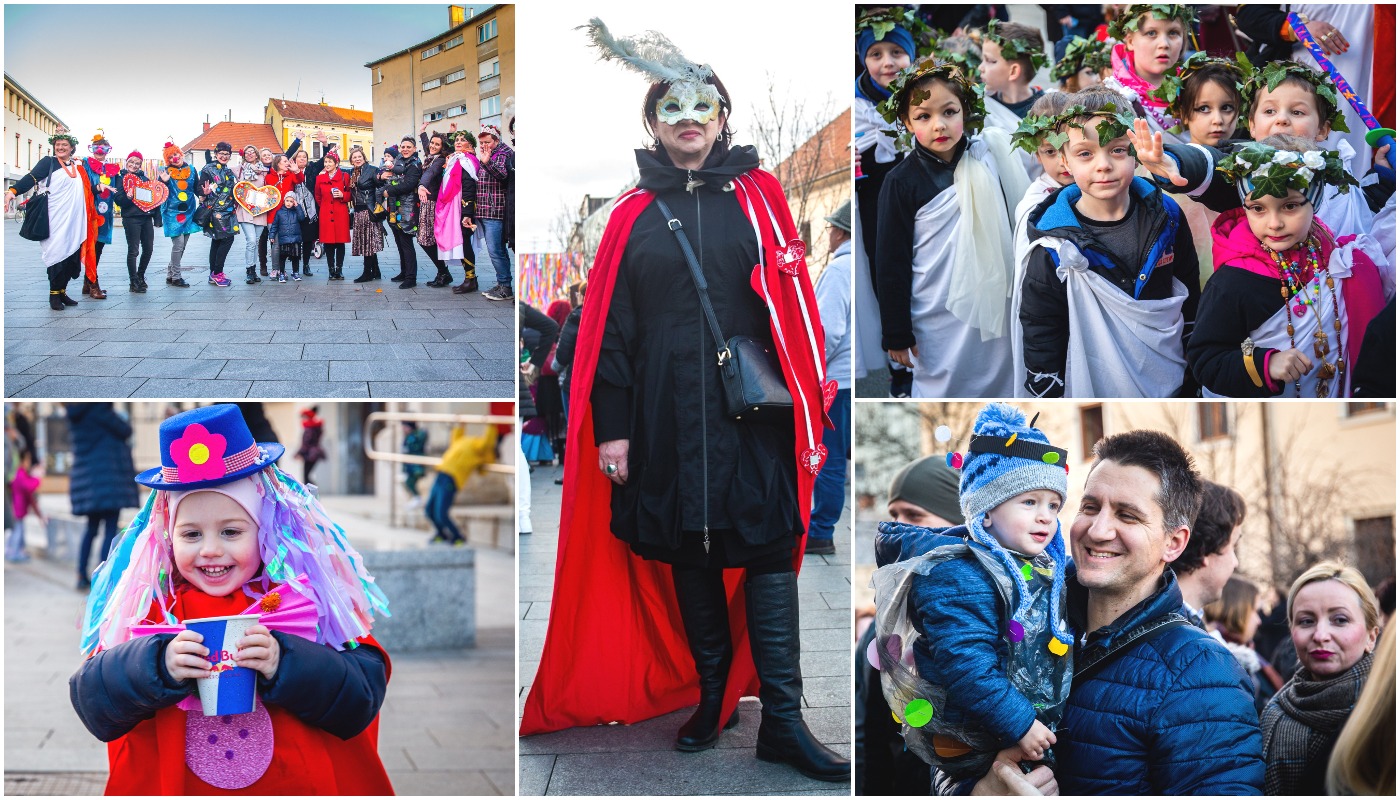 Maskirani mališani Dječjeg vrtića Cipelica mamili poglede u centru Čakovca