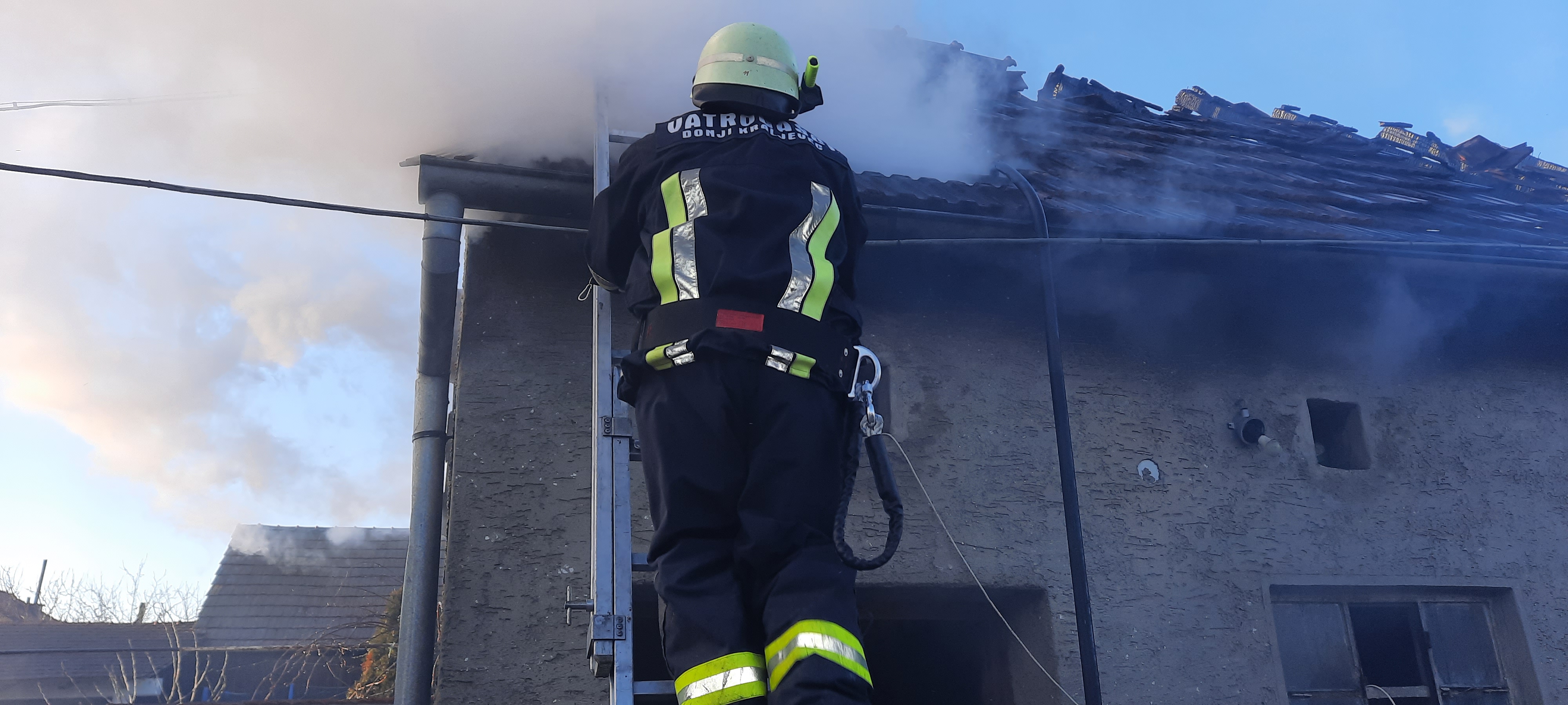 Požar na farmi u Hodošanu