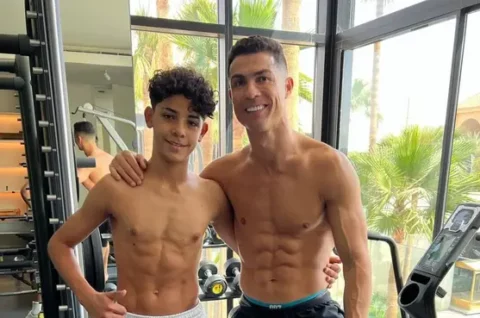 Ronaldo i njegov sin Ronaldo i njegov sin