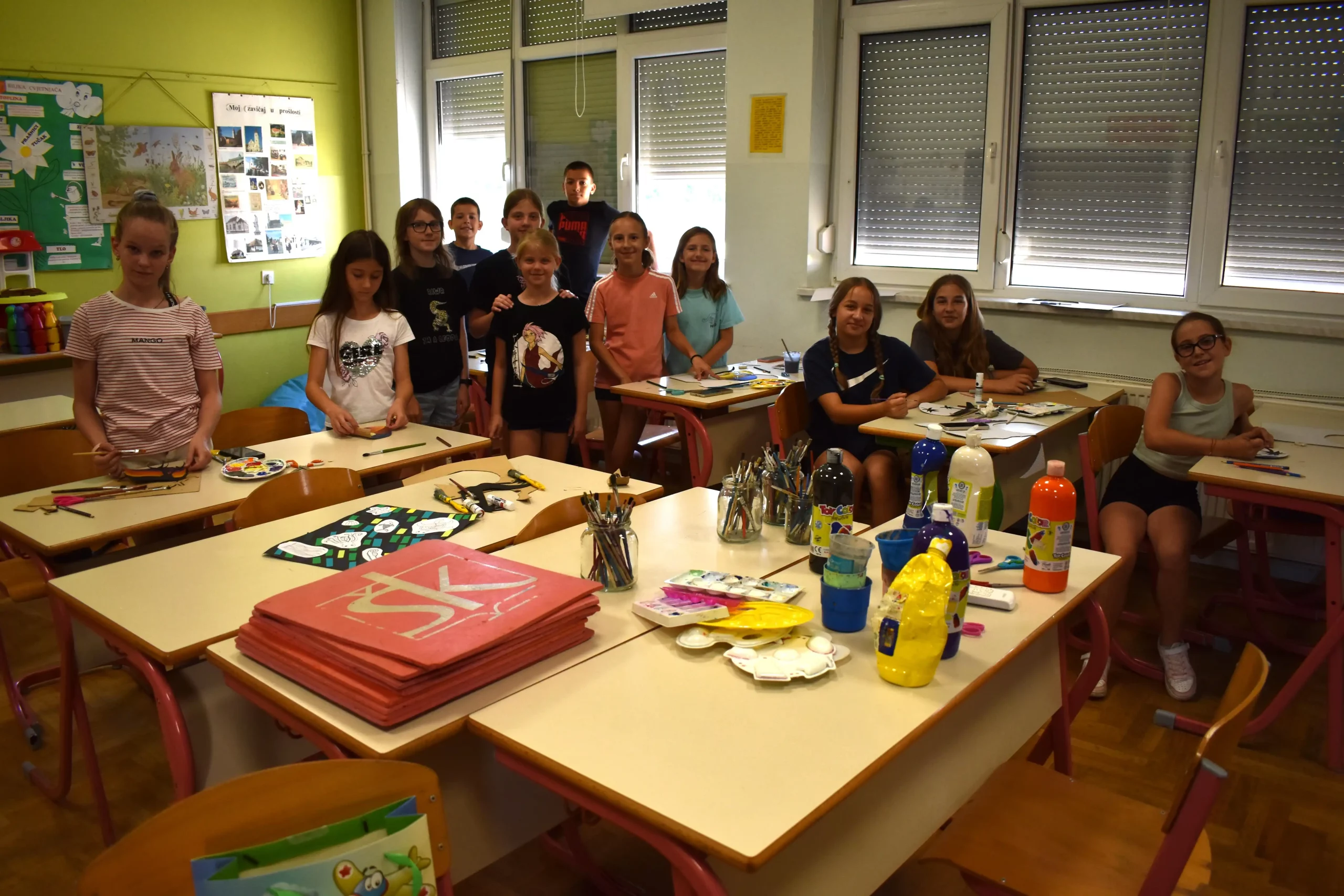 likovna i kreativna radionica u sklopu ljetnog kampa u Strahonincu (3)
