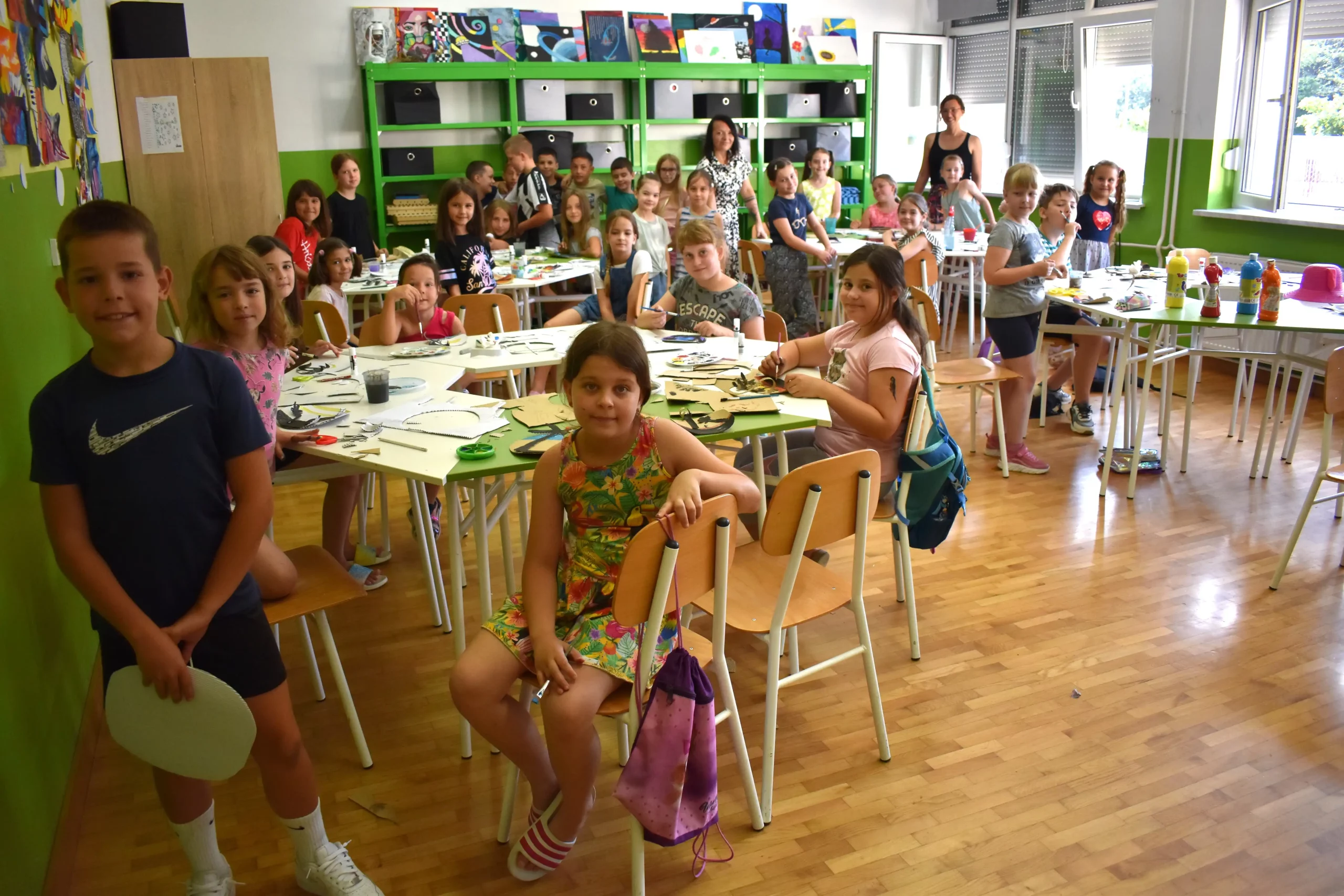 likovna i kreativna radionica u sklopu ljetnog kampa u Strahonincu (5)