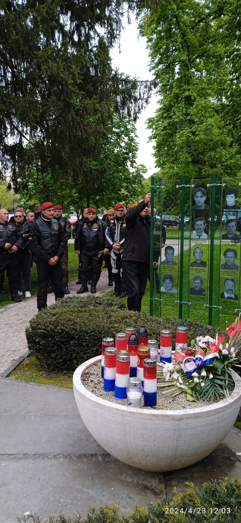 motoristi moto kluba 4.gardijske brigade Split odali počast poginulim Međimurskim braniteljima (2)