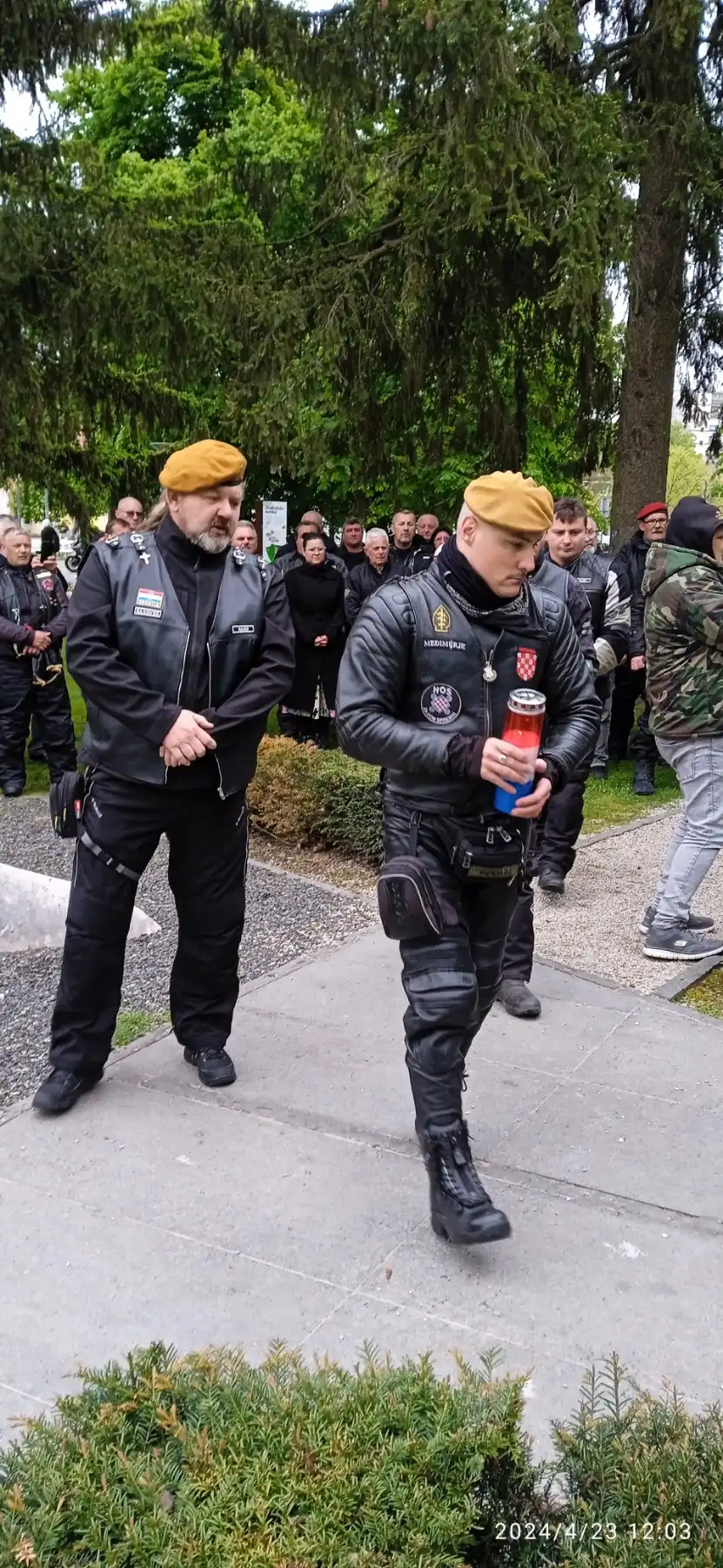 motoristi moto kluba 4.gardijske brigade Split odali počast poginulim Međimurskim braniteljima (4)