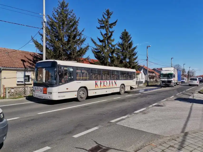 nesreća Nedelišće,kamion, autobus (1)