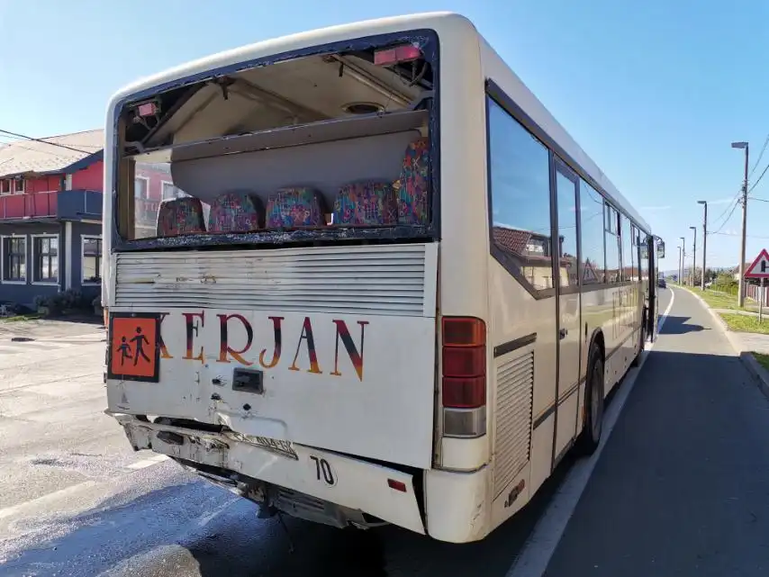 nesreća Nedelišće,kamion, autobus (6)