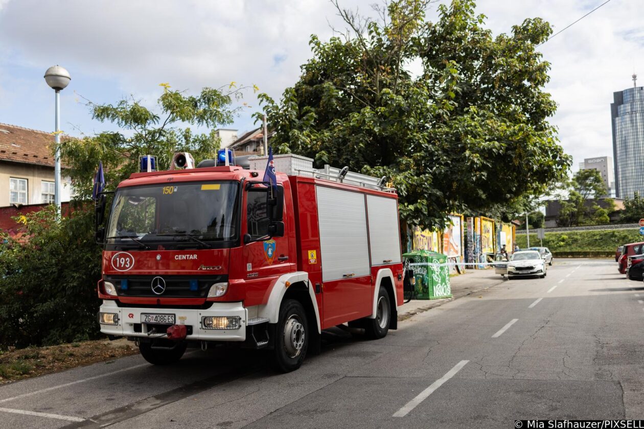 Policijski očevid na mjestu ubojstva u centru Zagreba