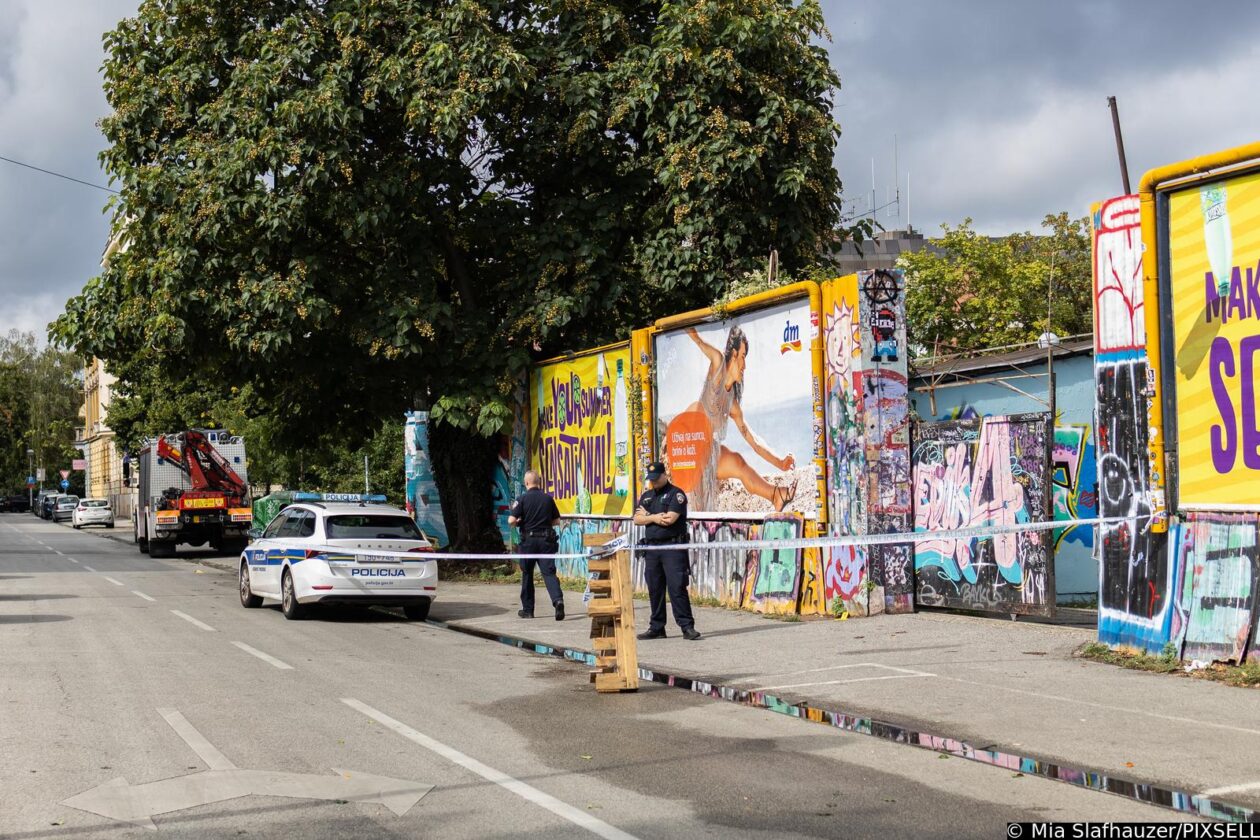Policijski očevid na mjestu ubojstva u centru Zagreba