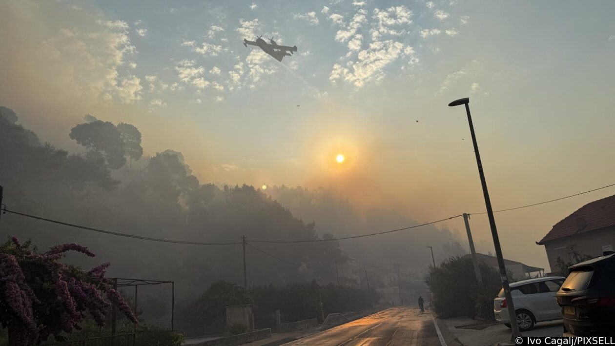 Veliki požar iznad Krila Jesenice
