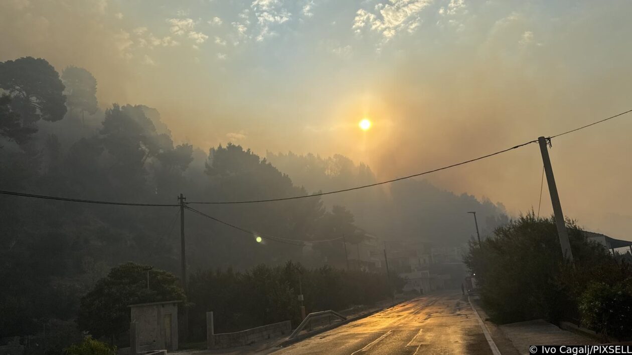 Veliki požar iznad Krila Jesenice