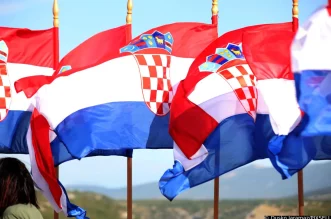 proslava Oluje, Knin, zastava,vojnici,andrej plenković,zoran milanović (11)