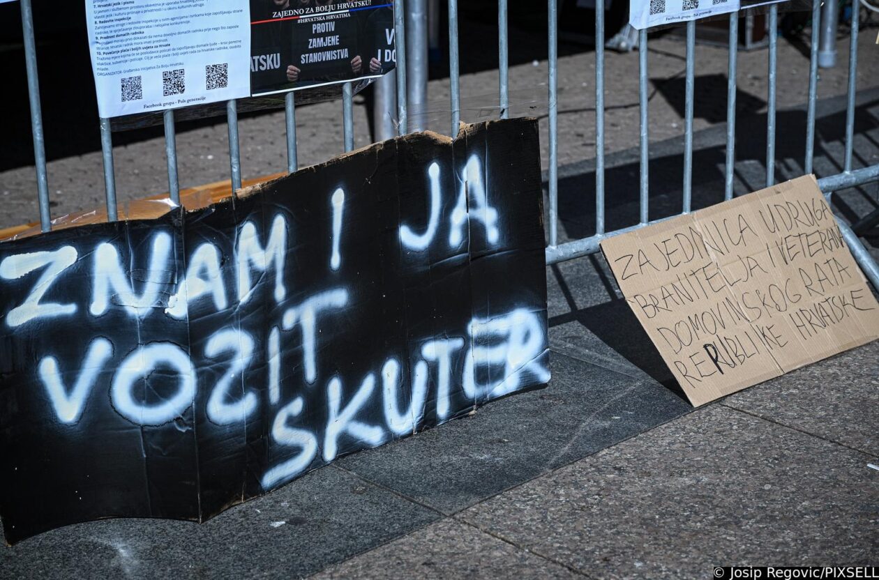 Zagreb: Održan “Prosvjed za spas hrvatske kulture, ne uvozu stranih radnika”