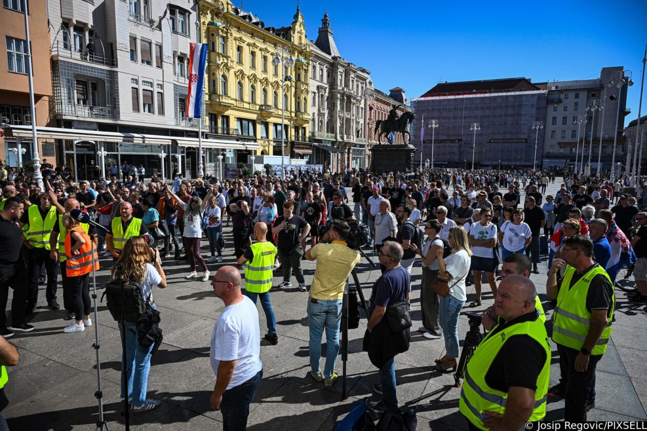 Zagreb: Održan “Prosvjed za spas hrvatske kulture, ne uvozu stranih radnika”
