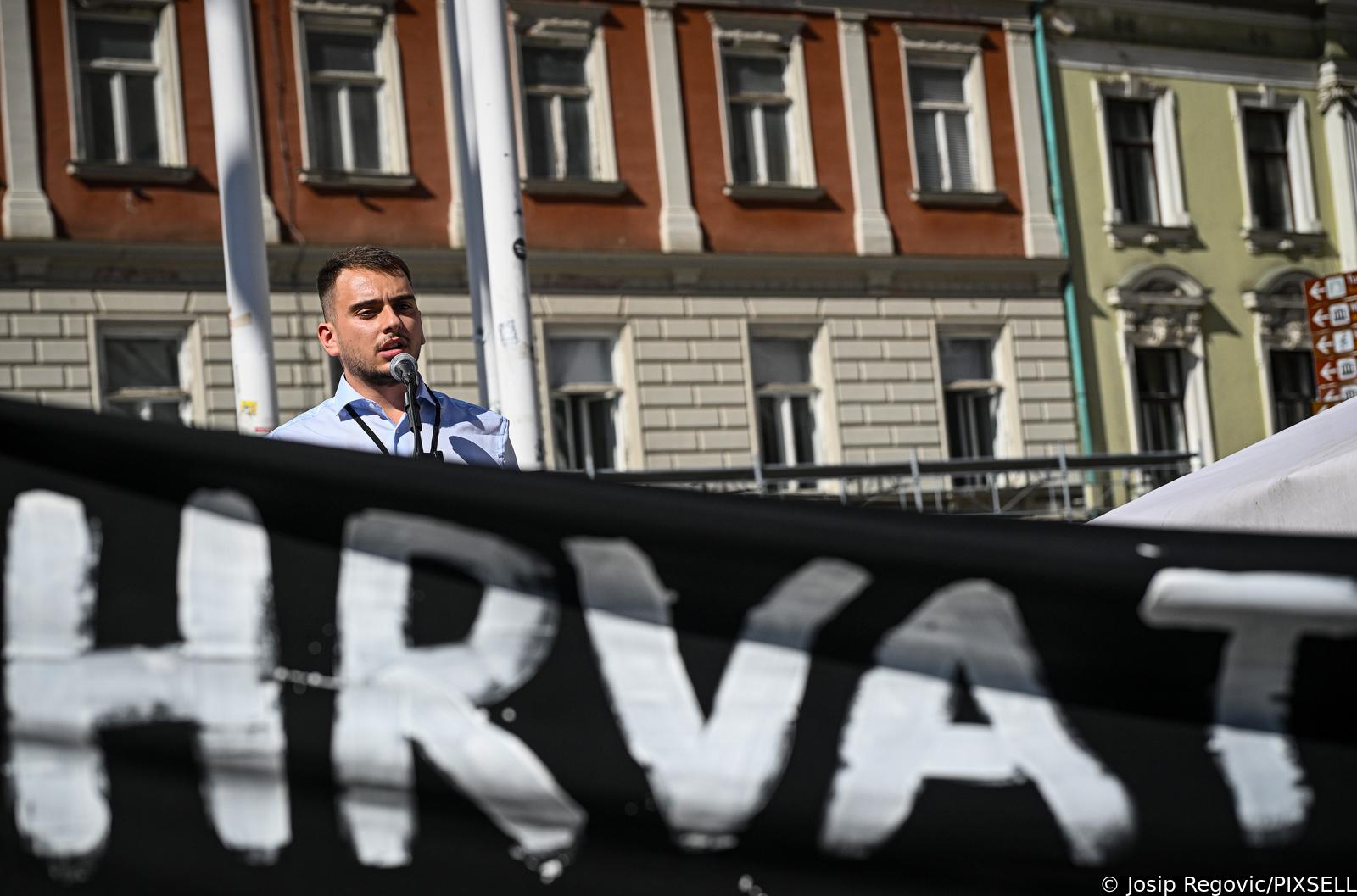 Zagreb: Održan “Prosvjed za spas hrvatske kulture, ne uvozu stranih radnika”