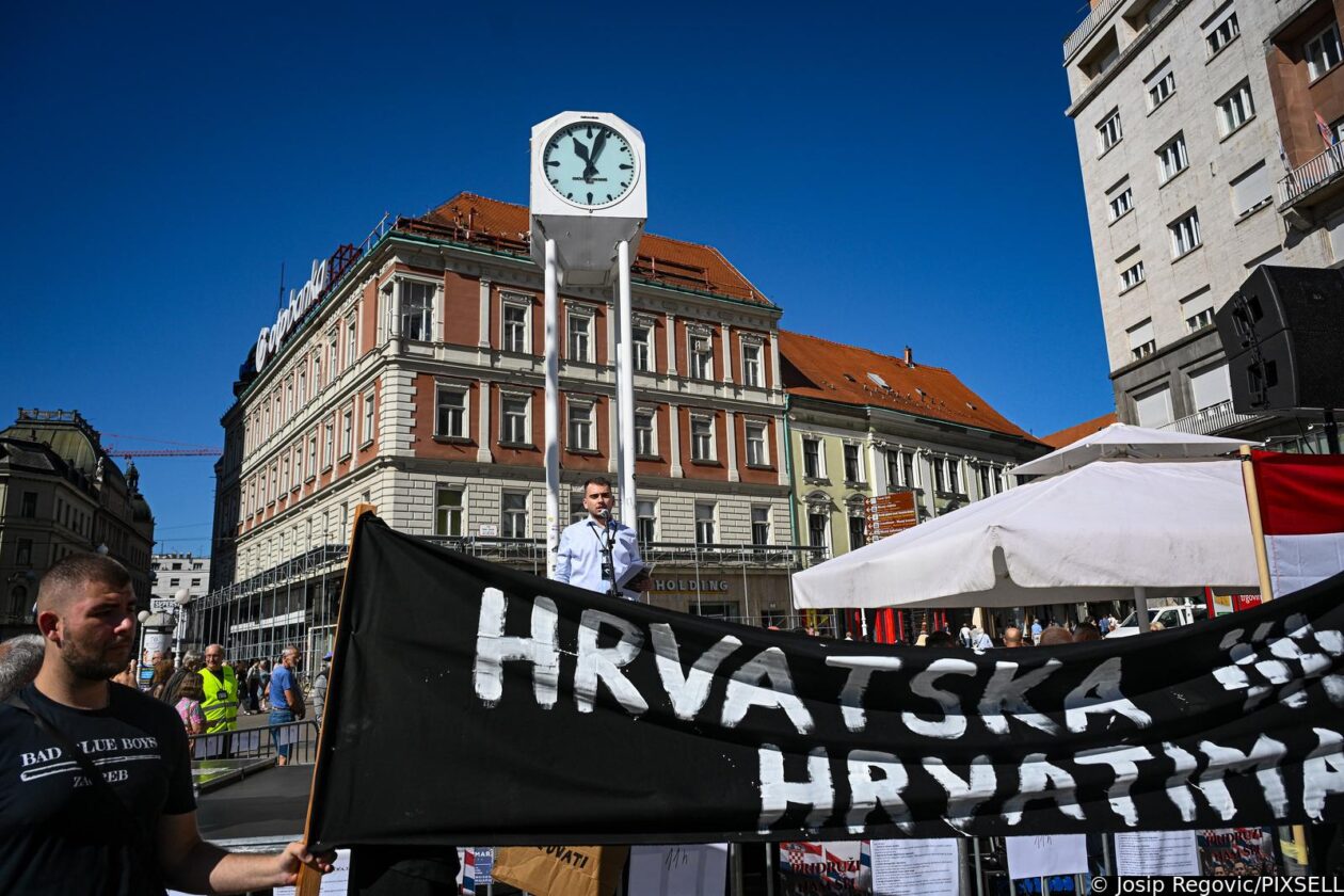 Zagreb: Održan “Prosvjed za spas hrvatske kulture, ne uvozu stranih radnika”