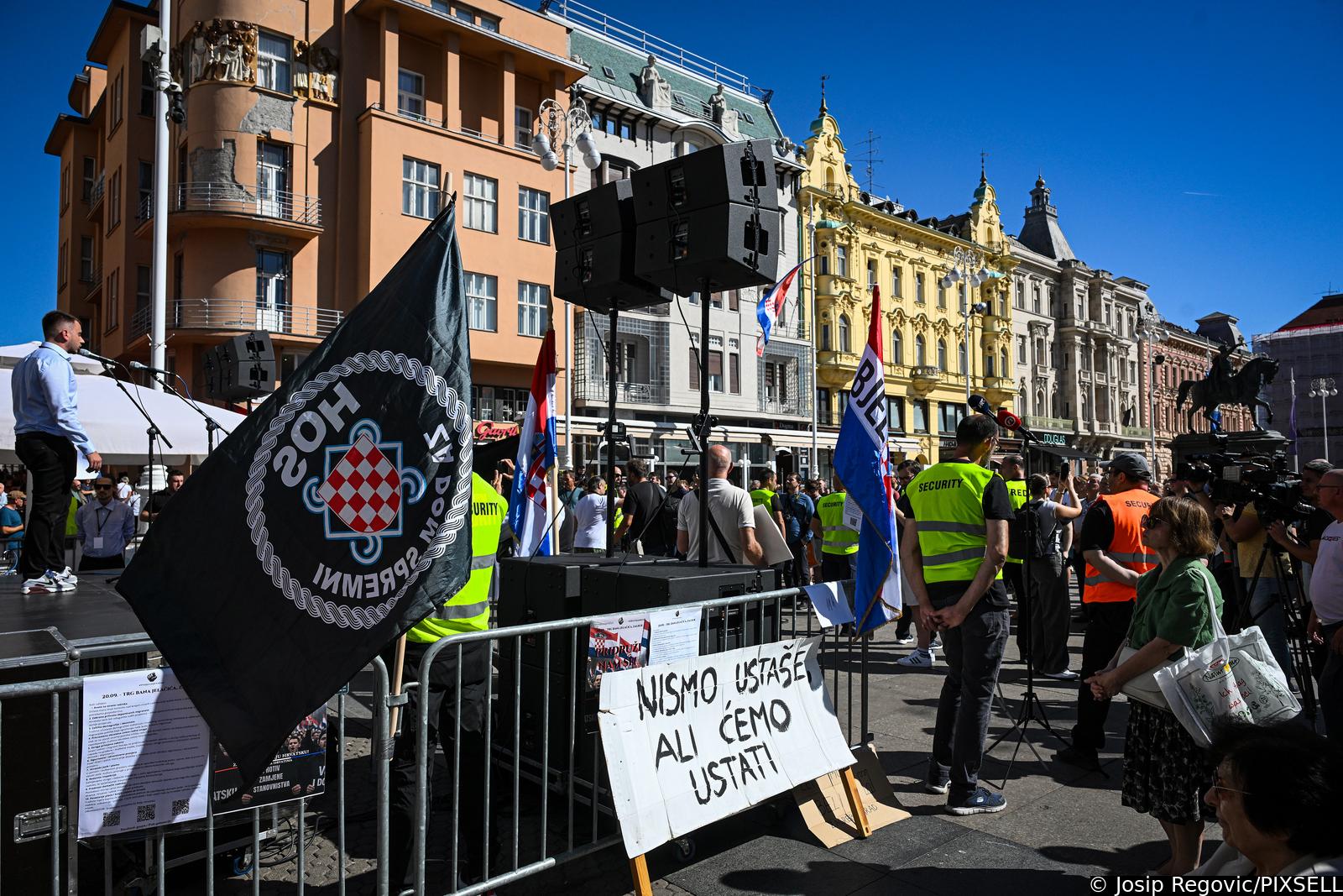 Zagreb: Održan “Prosvjed za spas hrvatske kulture, ne uvozu stranih radnika”