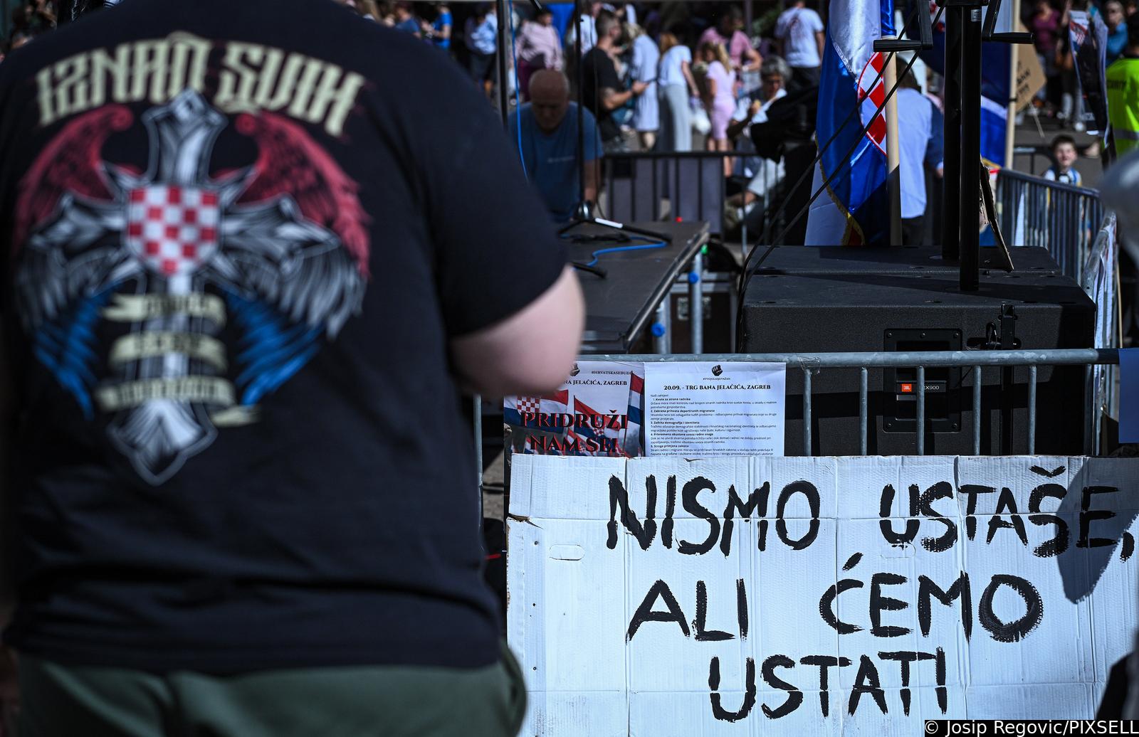 Zagreb: Održan “Prosvjed za spas hrvatske kulture, ne uvozu stranih radnika”