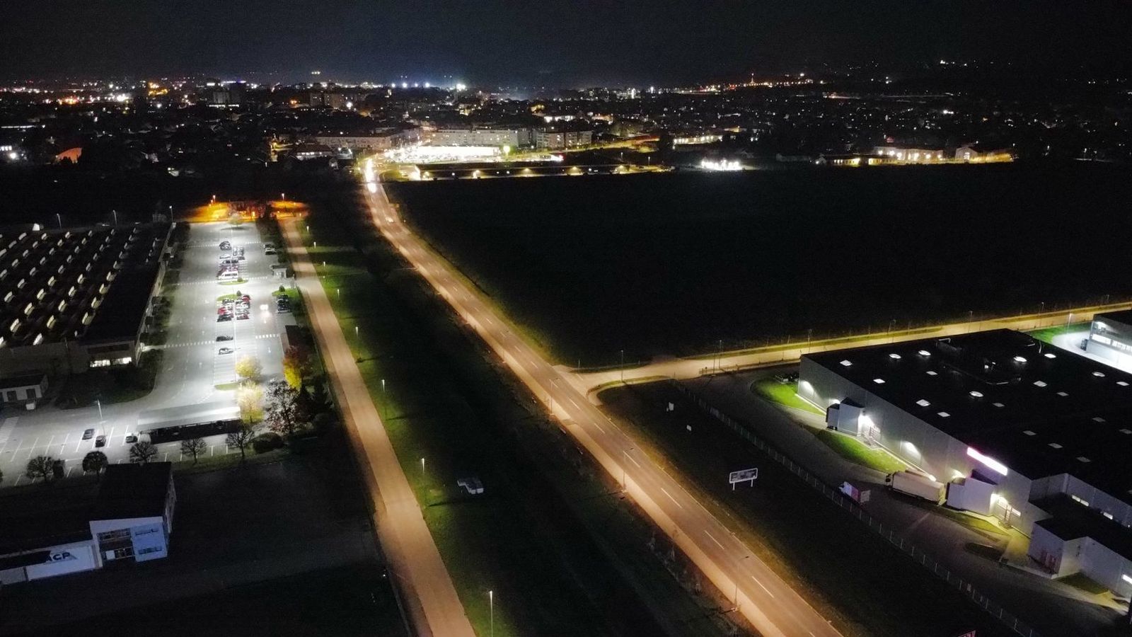sajmišna ulica i krištanovec rasvjeta 2025 iz zraka (5)